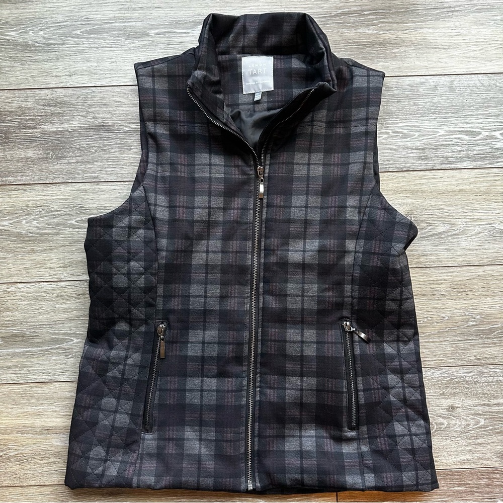 Lemon Tart Kallen Ponte Quilted Soft Puffer Vest from Stitch Fix L